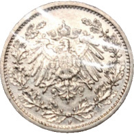 DE Allemagne Série Commune ½ Mark 1907 - Collections