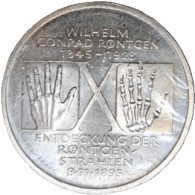 DE Allemagne 150e Anniversaire - Naissance De Wilhelm Conrad Röntgen 10 Mark 1995 - Verzamelingen