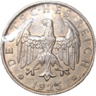 DE Allemagne Série Commune 2 Reichsmark 1925 - Sammlungen