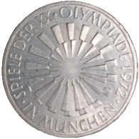 DE Allemagne XXe Jeux Olympiques D'été, Munich 1972 - Emblème "In München" 10 Mark 1972 - Verzamelingen