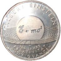 DE Allemagne 100e Anniversaire De La Théorie De La Relativité D'Albert Einstein 10 Euros 2005 - Verzamelingen