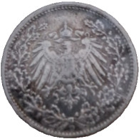 DE Allemagne Série Commune ½ Mark 1917 - Sammlungen