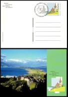 Suisse Entier-P Obl (2002CP4) Lac De Berne (TB Cachet à Date) Fdc 12.3.2002 - Ganzsachen