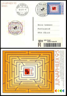 Suisse Entier-P Obl (1995CP3) Junphilex 95 Basel (TB Cachet à Date) Zürich 19.6.95 Basel - Entiers Postaux