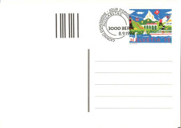 Suisse Entier-P Obl (1998CP1) Paysage Fdc Bern 8-9-1998 - Stamped Stationery