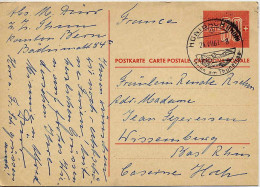 Suisse Entier-P Obl (0002) Postkarte Carte Postale Cartolina Postale (beau Cachet Rond) - Ganzsachen