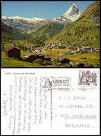 Suisse CP Obl (0028 Yv:1039 0,15 Euro Zermatt Mit Matterhorn 4032 (TB Cachet Zermatt Am Matterhorn) - Other & Unclassified