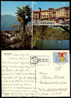 Suisse CP Obl (0022 Yv:1187 1 Euro Locarno Lago Maggiore 818 7964 (TB Cachet EMS) - Other & Unclassified