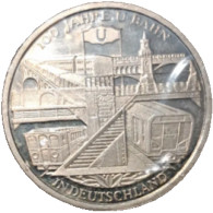 DE Allemagne 100ème Anniversaire Du Métro De Berlin 10 Euros 2002 - Collections