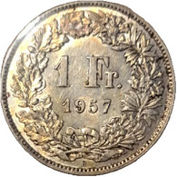 CH Suisse Série Commune 1 Franc 1957 - Other & Unclassified