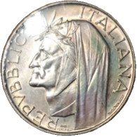 IT Italie 700ème Anniversaire - Naissance De Dante Alighieri 500 Lires 1965 - Collezioni