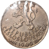 TC Tchécoslovaquie 700ème Anniversaire - Privilèges Miniers D'argent De Jihlava 100 Korun 1949 - Tchécoslovaquie