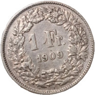 CH Suisse Série Commune 1 Franc 1909 - Andere & Zonder Classificatie