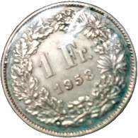 CH Suisse Série Commune 1 Franc 1958 - Other & Unclassified