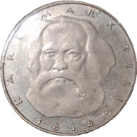DE Allemagne 100e Anniversaire - Mort De Karl Marx 5 Mark 1983 - Colecciones