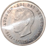BE Belgique 25ème Anniversaire - Règne Du Roi Baudouin I /DES BELGES/ 250 Francs 1976 - Verzamelingen