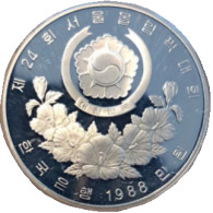 KR Corée Du Sud XXIVe Jeux Olympiques D'été, Séoul 1988 - Gymnaste 10000 Wons 1988 - Corée Du Sud