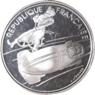 FR France XVIe Jeux Olympiques D'hiver, Albertville 1992 - Bobsleigh 100 Francs 1990 - Colecciones