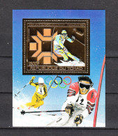Ciad  Chad  Tchad   -  1983. Preol. Sarajevo  Sci Ailpino. Alpine Skiing Gold Foil MNH - Hiver 1984: Sarajevo