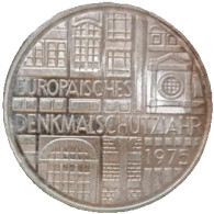 DE Allemagne Année Européenne De La Protection Des Monuments 5 Mark 1975 - Collections