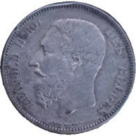 BE Belgique Série Commune 5 Francs 1873 - Verzamelingen