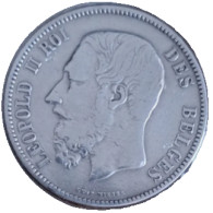 BE Belgique Série Commune 5 Francs 1873 - Collezioni