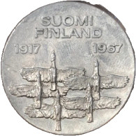 FI Finlande 50th Anniversary Of Independence 10 Markkaa 1967 - Finlandia