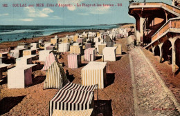 N°3808 W -cpa Soulac Sur Mer -la Plage Et Les Tentes- - Soulac-sur-Mer