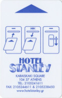 GRECIA  KEY HOTEL   Hotel Stanley - ATENE - Cartes D'hotel