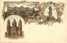 Gruss Aus München - Litho - Muenchen