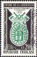 France Poste Obl Yv:1272 Mi:1325 Ordre De La Libération (TB Cachet Rond) - Used Stamps