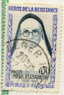 France Poste Obl Yv:1291 Mi:1345 Mère Elisabeth (TB Cachet Rond) Alger - Gebraucht