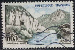France Poste Obl Yv:1239 Mi:1287 Vallée De La Sioule (Lign.Ondulées) - Oblitérés