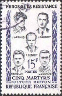 France Poste Obl Yv:1198 Mi:1243 Cinq Martyrs Du Lycée Buffon (cachet Rond) - Used Stamps