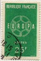 France Poste Obl Yv:1218/1219 Europa Cept Chaîne à 6 Maillons (cachet Rond) - Usati