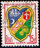 France Poste Obl Yv:1195 Mi:1239 Alger Armoiries (Belle Obl.mécanique) - Gebraucht