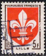 France Poste Obl Yv:1186 Mi:1223 Lille Armoiries (Obl.mécanique) - Usati
