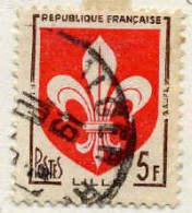 France Poste Obl Yv:1186 Mi:1223 Lille Armoiries (cachet Rond) - Gebraucht