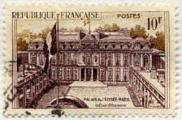 France Poste Obl Yv:1126 Mi:1161 Palais De L’Elysée Cour D'Honneur (cachet Rond) - Oblitérés