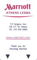 GRECIA  KEY HOTEL   Marriott Athens Ledra - ATENE - Hotel Keycards