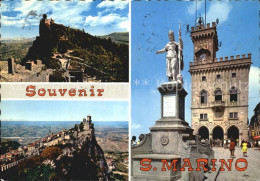 72408714 San Marino Repubblica Seconda Torre E Panorama Palazzo Dei Reggenti E S - San Marino