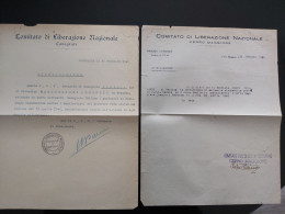 PARTIGIANI CORPO VOLONTARI LIBERTà CLN CANEGRATE E CERROMAGGIORE MILANO - Historical Documents