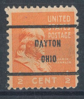 USA - Timbre Préoblitéré - Dayton Ohio - Vorausentwertungen