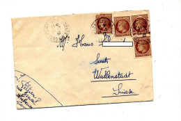 Lettre Cachet Amberieux Sur Ceres - Manual Postmarks