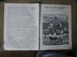 L'Illustration Juillet 1880 Fête Point Du Jour Nouveaux Drapeaux Kadri Pacha Maison Jules Graux Place Du Château D'Ea - Magazines - Before 1900
