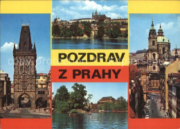 72408380 Praha Prahy Prague Prasna Brana Prazsky Hrad Narodni Divadlo Chram Sv M - Tchéquie