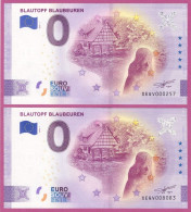 0-Euro XEQV 01 2020  BLAUTOPF BLAUBEUREN Set NORMAL+ANNIVERSARY - Private Proofs / Unofficial