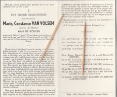 Aalter, Marie Van Volsem, De Boever - Andachtsbilder