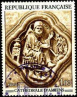 France Poste Obl Yv:1586 Mi:1654 Bas Relief Cathedrale D'Amiens (TB Cachet Rond) - Oblitérés