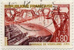 France Poste Obl Yv:1583 Mi:1652 Barrage De Vouglans Jura (Beau Cachet Rond) - Usati